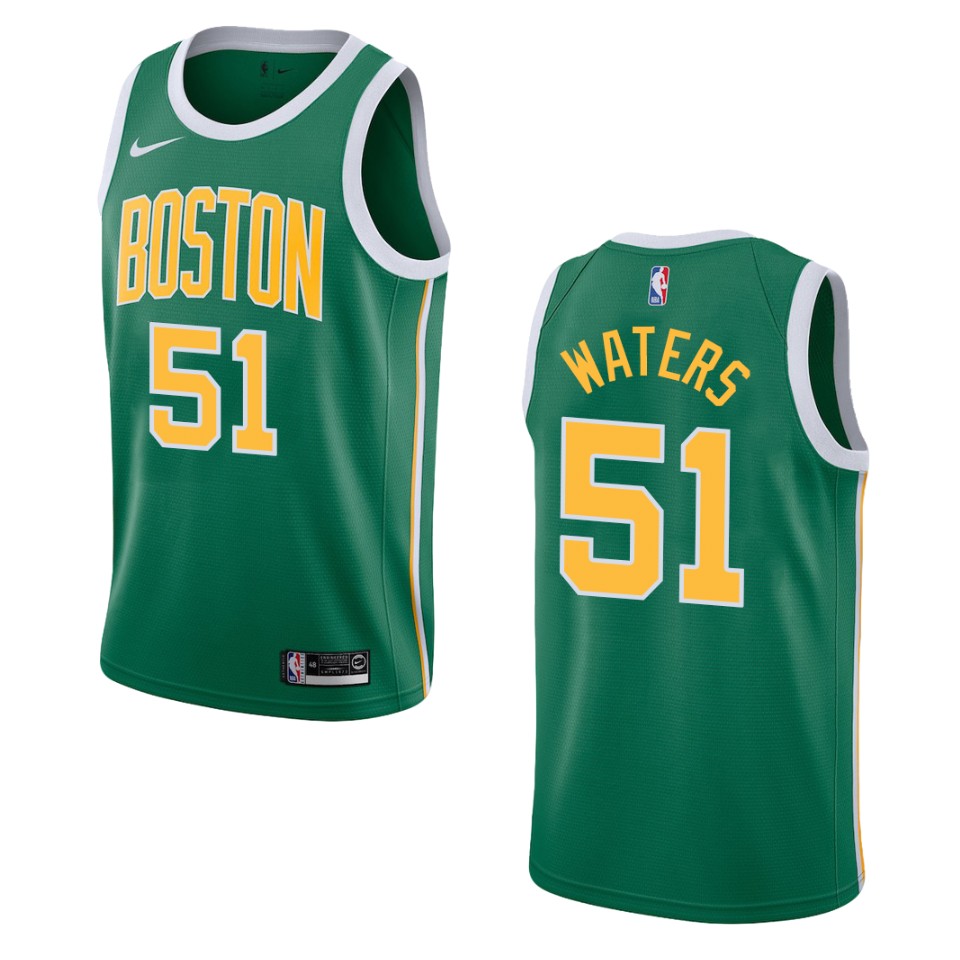 Men's Boston Celtics Tremont Waters #51 Swingman Earned Green Jersey 2401RKUE